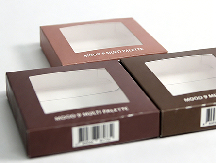 Eyeshadow Paper Box With Viewing Window